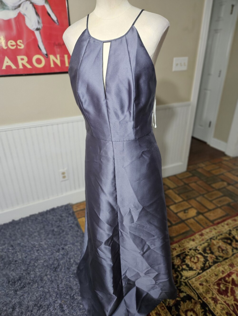 Bella Bridesmaids Silver Stone Formal Dress Size 10
